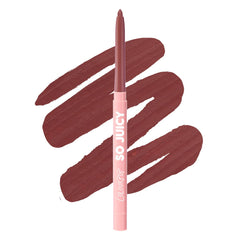 ColourPop So Juicy front view showing slim retractable liner and color selection benefit