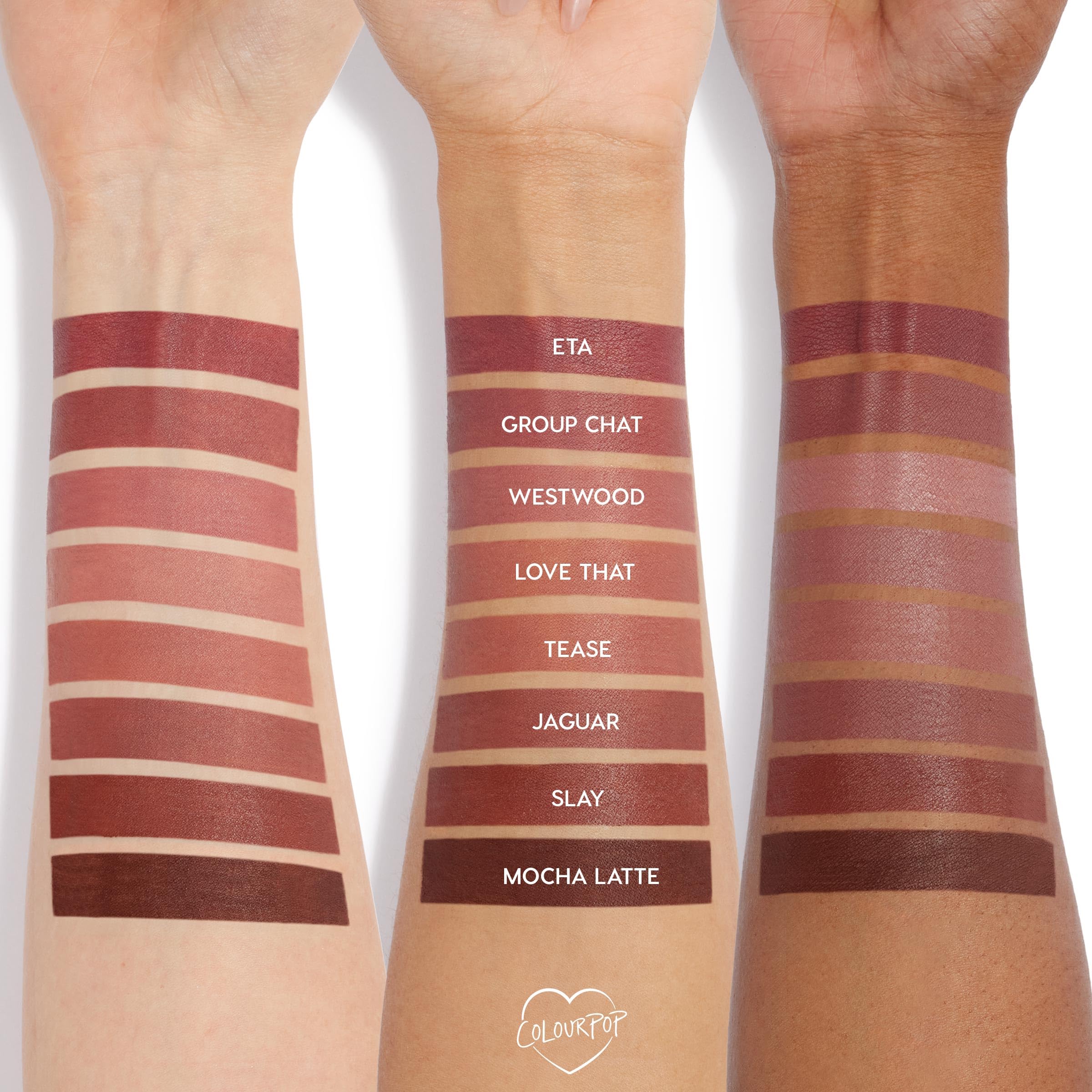 ColourPop So Juicy liner in use on lips demonstrating shaping and plumping benefit