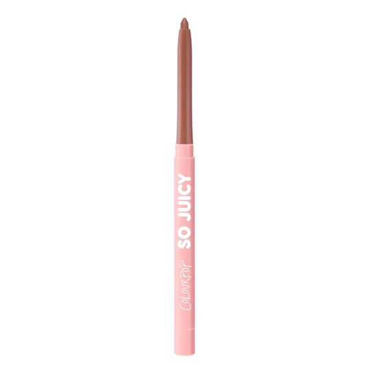 ColourPop liner tip close-up showing creamy texture and easy application benefit