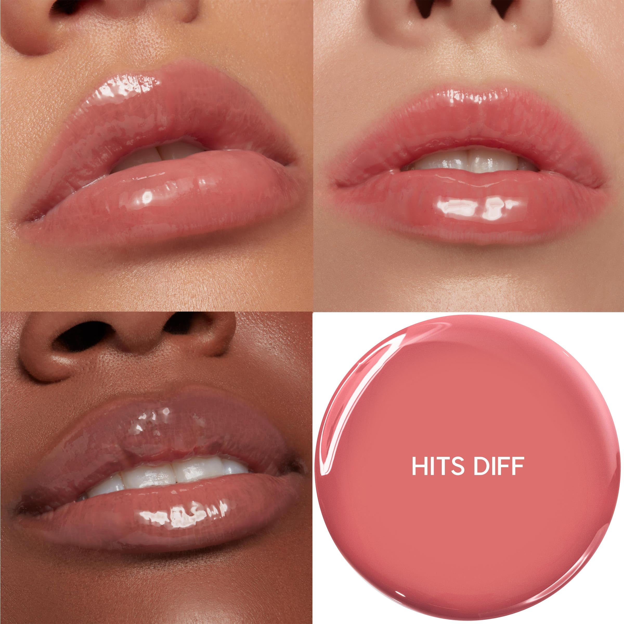 ColourPop So Juicy oil texture swirled to show glossy, non-sticky finish