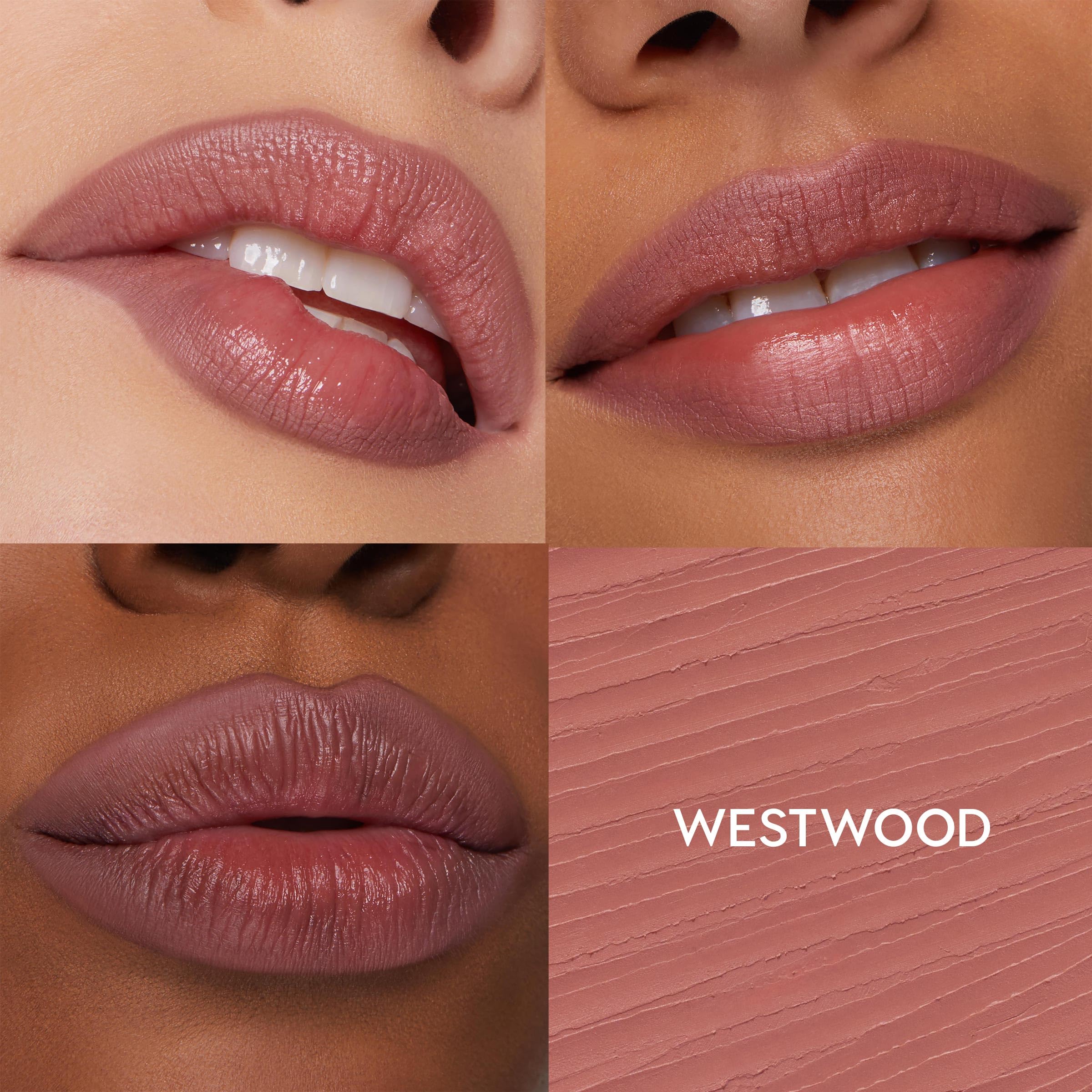 ColourPop So Juicy Westwood on lips showing defined shape and fuller-looking benefit