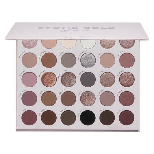 ColourPop front view of Stone Cold Fox palette showing compact design and cool tones