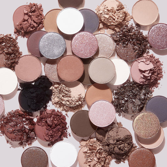 ColourPop open palette showing 30 cool-toned pans for versatile eye looks