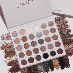 ColourPop packaging label detail showing product name and ingredient panel