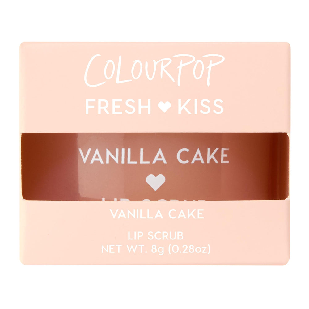 ColourPop scrub inside travel pouch for portable lip care on-the-go