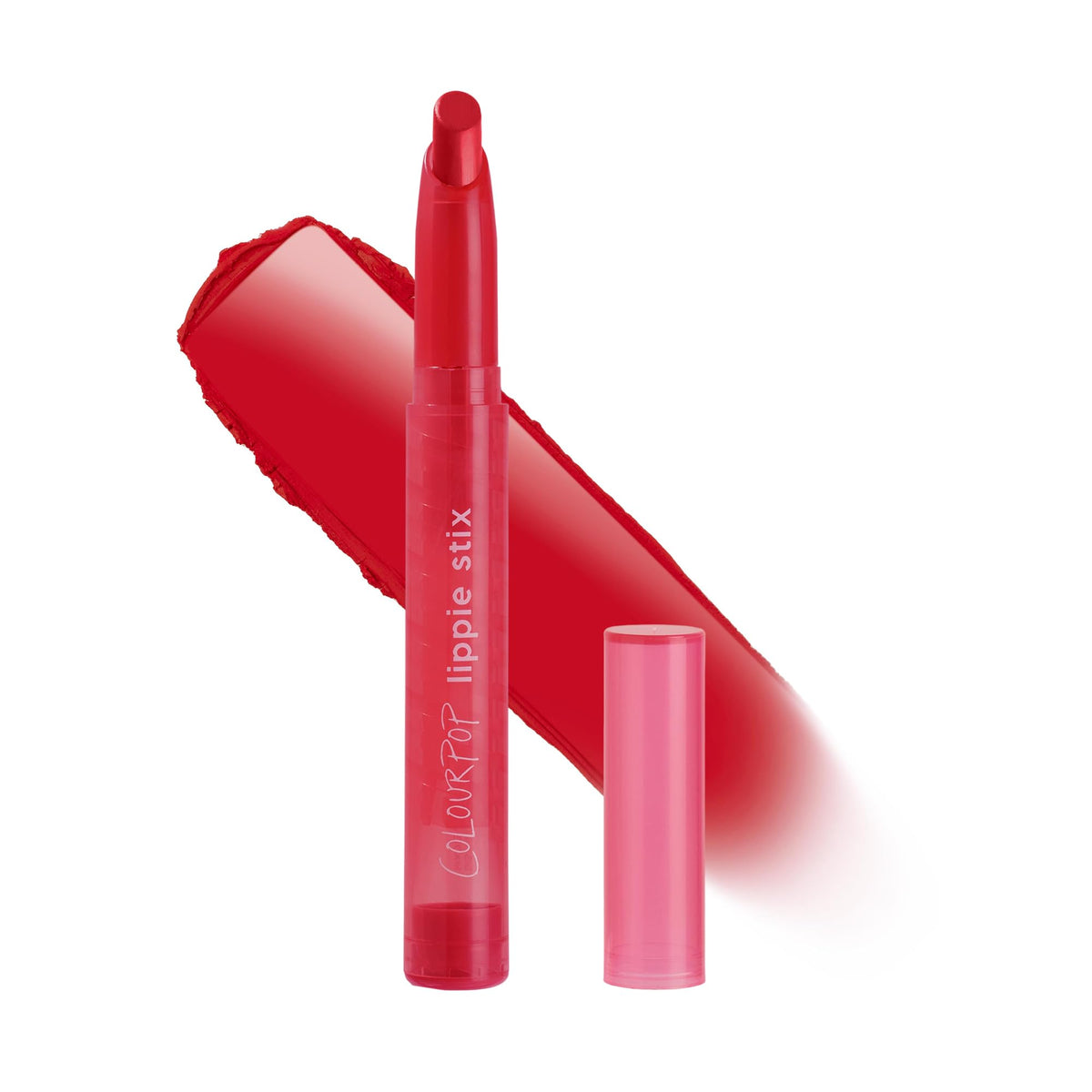ColourPop front packaging showing shade and compact tube, clear color reference