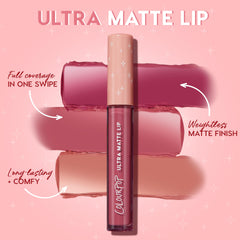 ColourPop packaging label detail highlighting ingredients and shade name