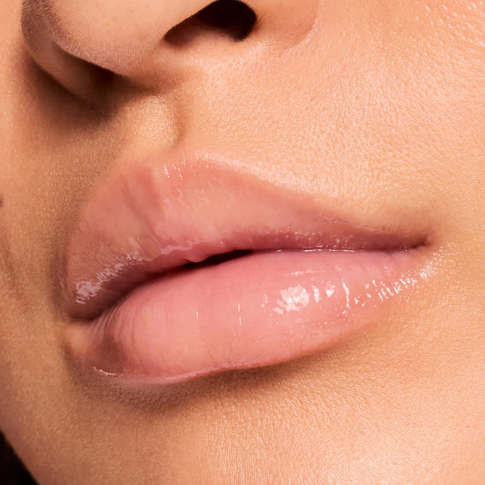 ColourPop close-up of balm tip highlighting creamy formula and cushiony surface for precise use