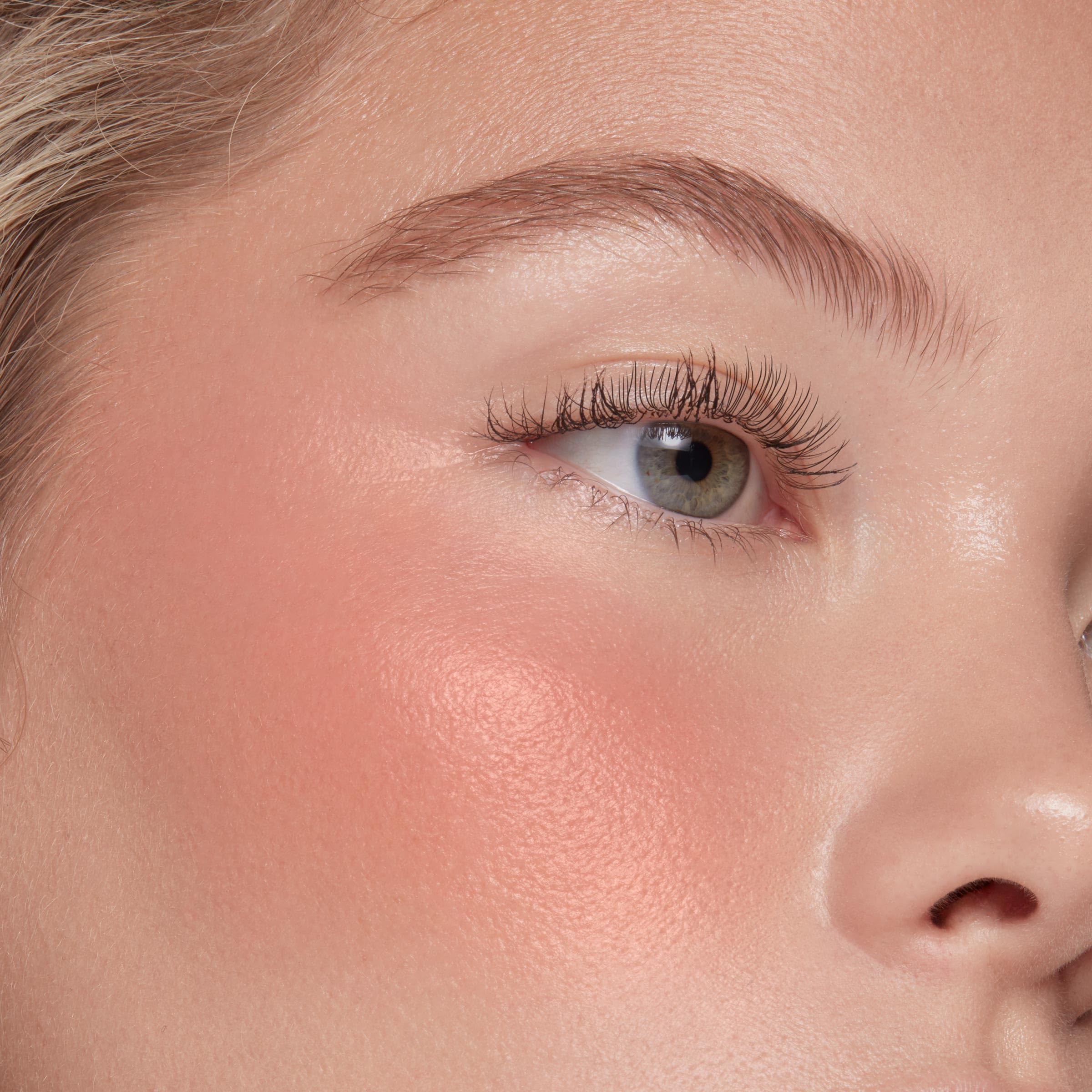 ColourPop creamy blush texture swipe showing smooth blendability