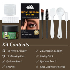 Comdian close-up brow strokes showing precise shaping benefit