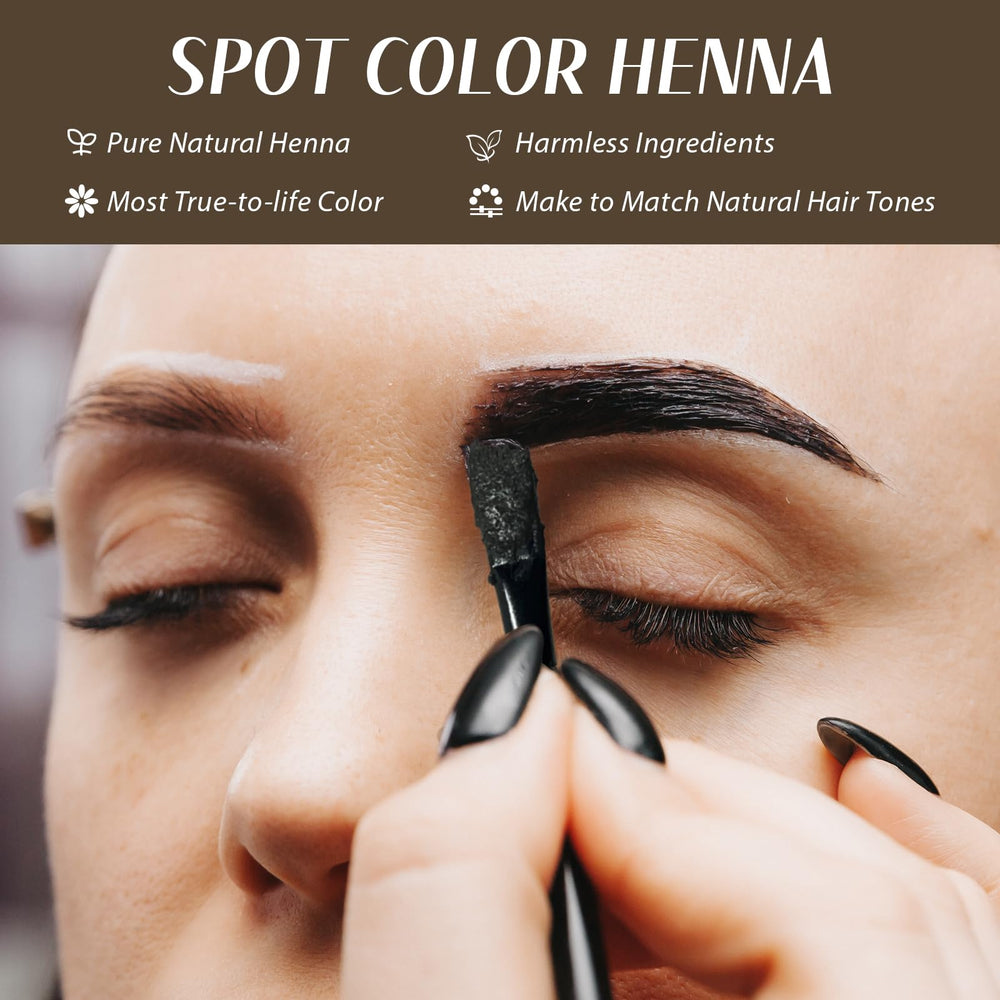 Comdian mixing cup with spoon demonstrating precise measurements for consistent color