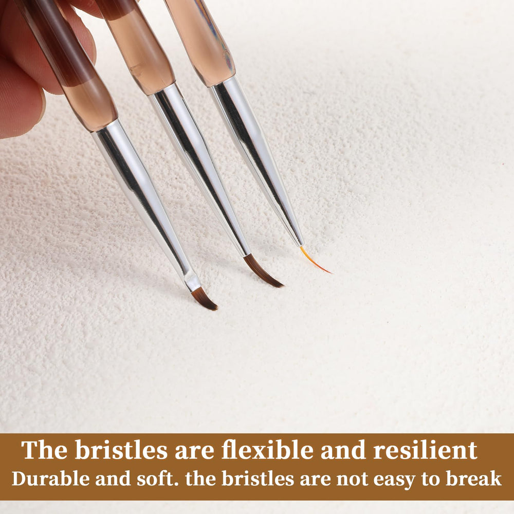 COMNICO dual-end detail showing liner and rounded tips for versatile painting