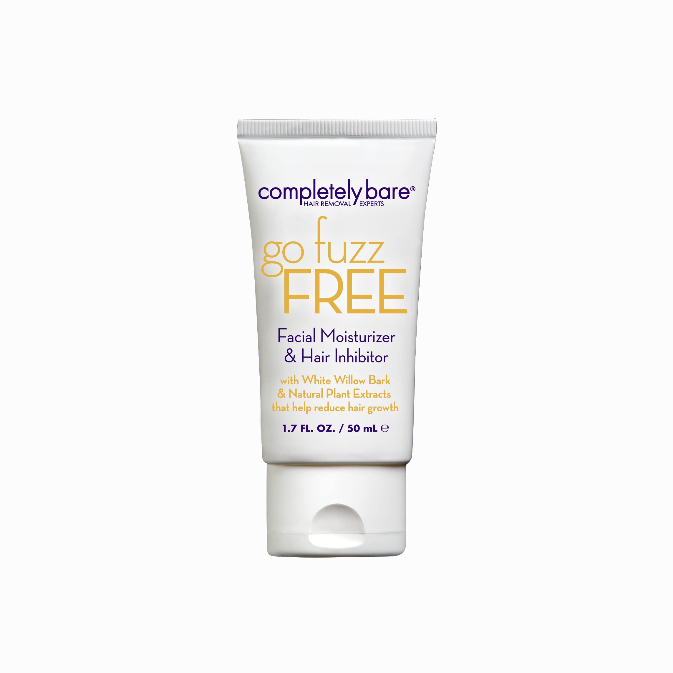 Completely Bare cream texture close-up showing lightweight spreadability benefit