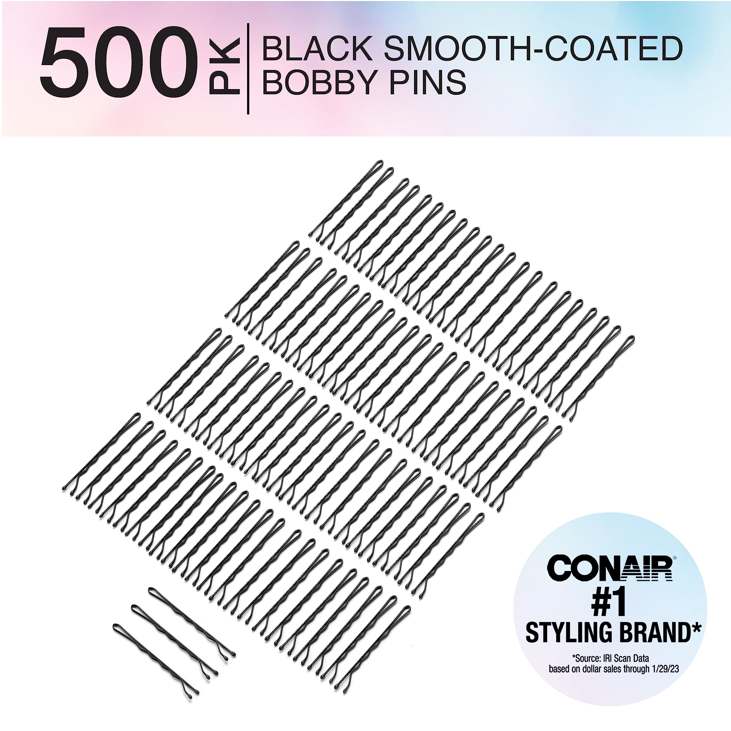 Conair close-up of plastic-coated tip detail, prevents snagging and protects hair
