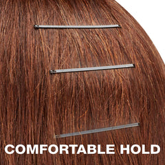 Conair pins securing a salon-style updo, provides strong hold for styles