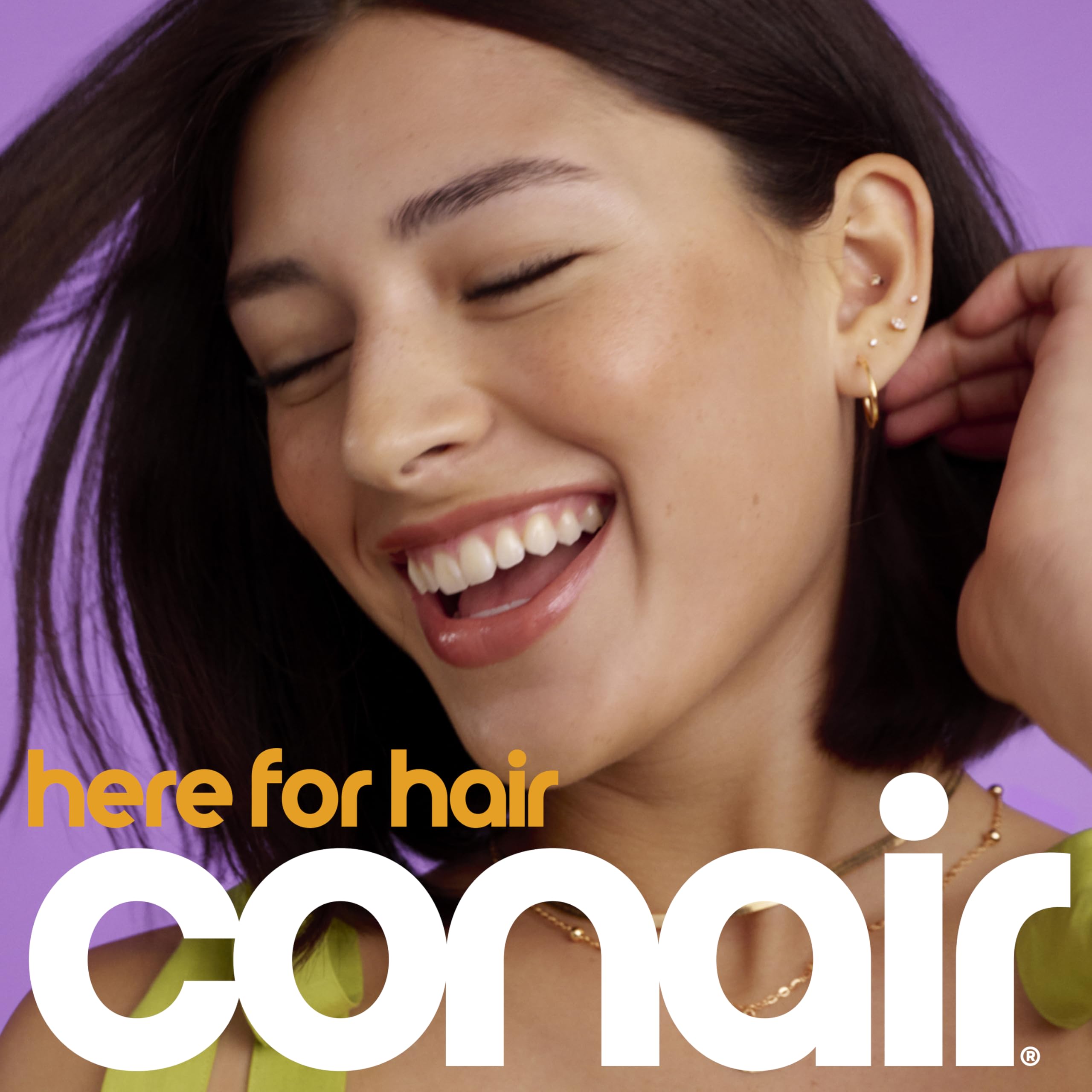 Conair Luxe neutral and tortoise finishes matching multiple outfits