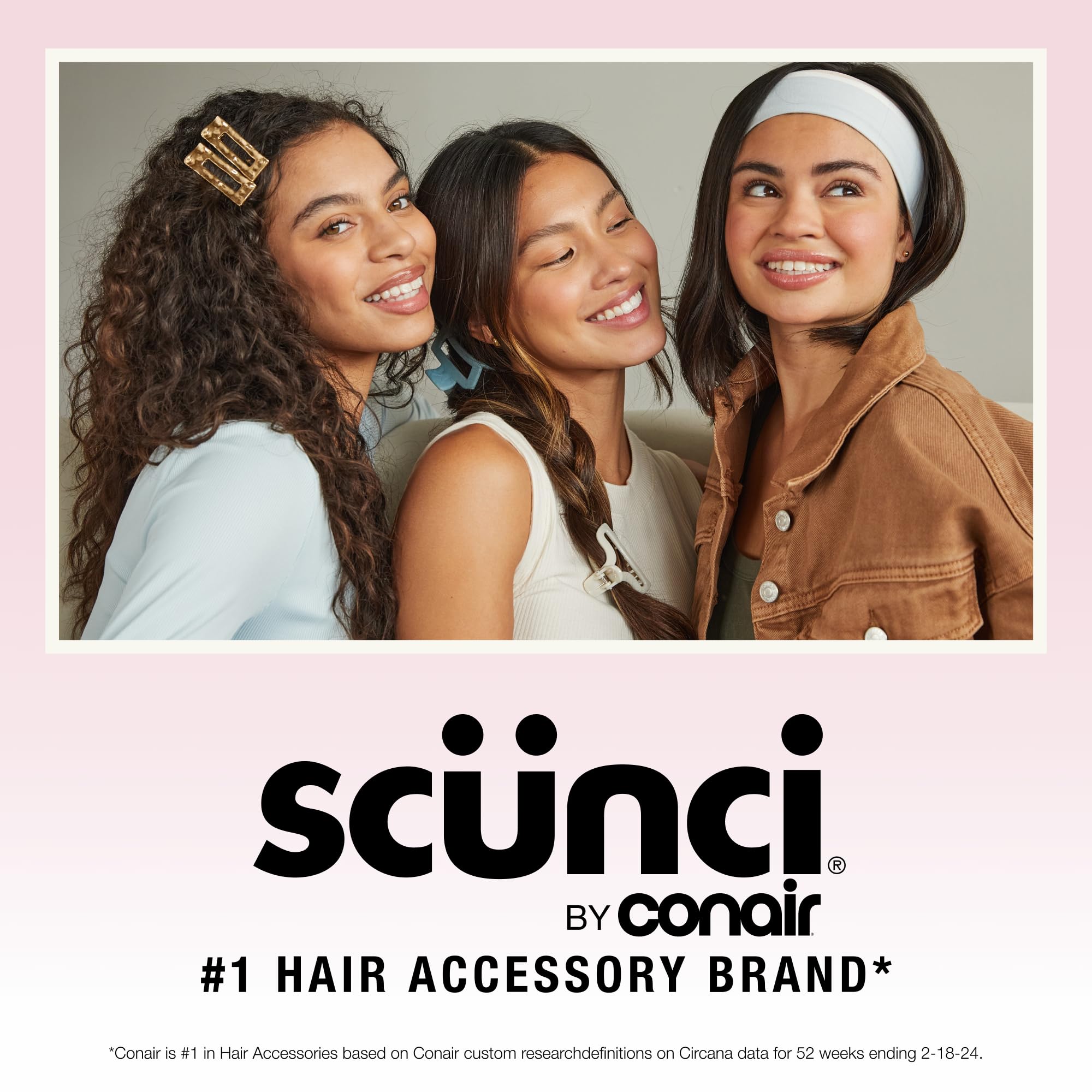 Conair Scünci used during running showing secure fitness-friendly fit