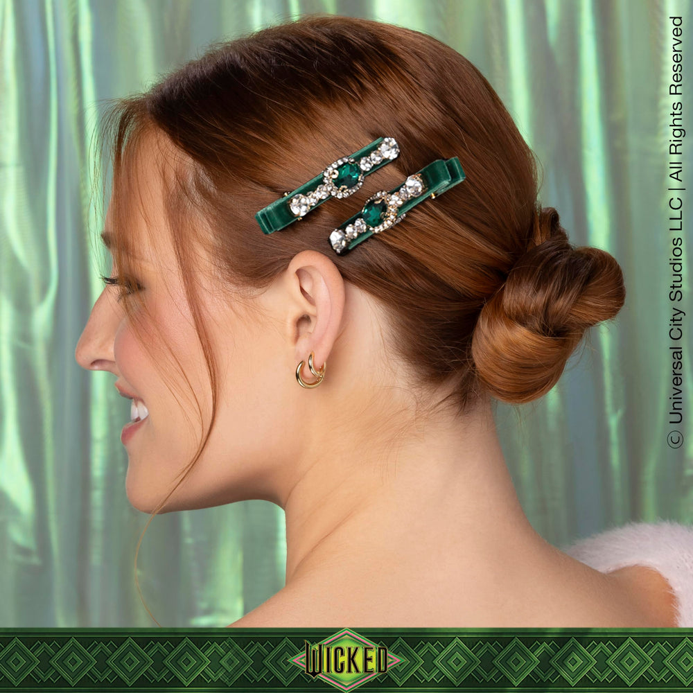 Conair scünci close-up of rhinestones and velvet texture adding luxe detail