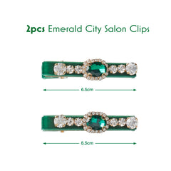 Conair scünci clips worn stacked in hair offering secure, elegant hold