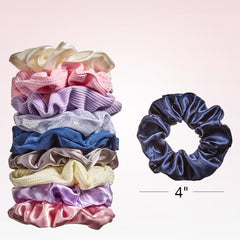 Conair Scunci knit and satin fabric close-up highlighting gentle texture