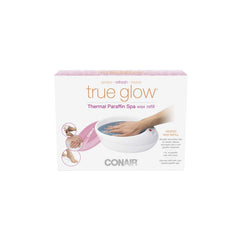 Conair True Glow 1 lb refill next to common objects showing scale