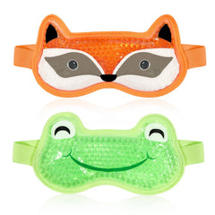 CONBELLA front view of orange and green masks showing dual-pack benefit