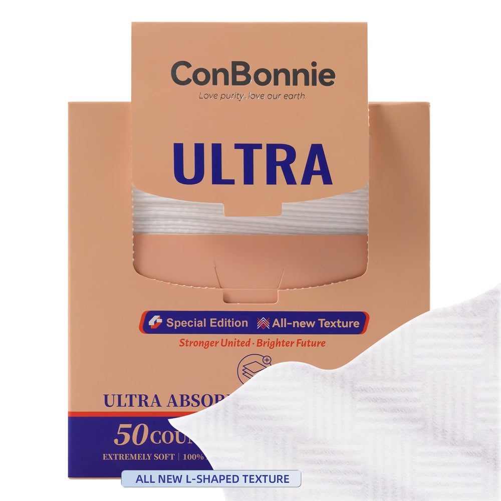 Conbonnie front packaging showing 50-count benefits and XL size