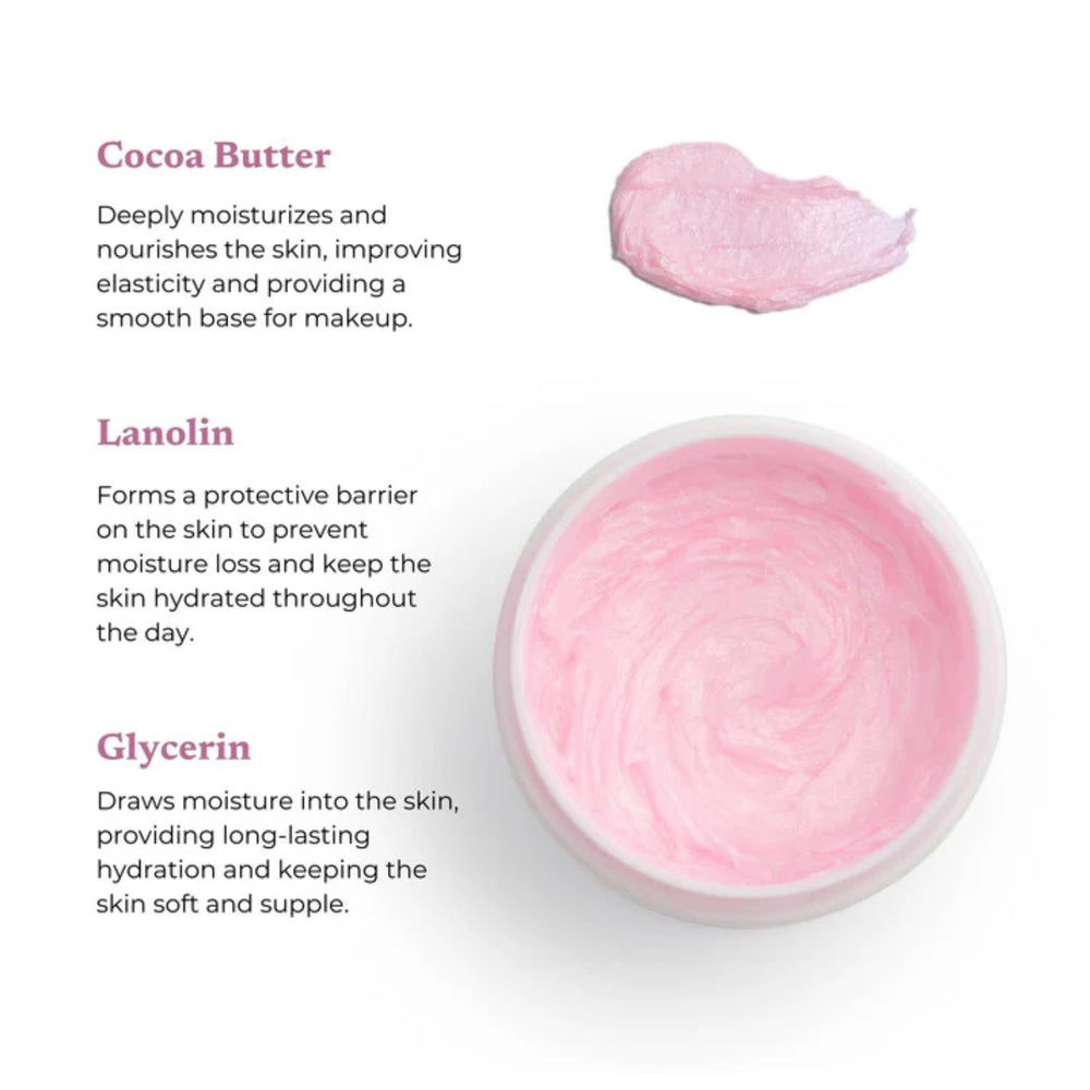 Concha Nacar cream applied to hand demonstrating quick absorption benefit