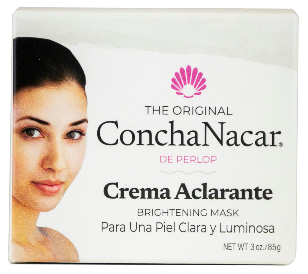 Concha Nacar jar front label showing product name and benefits