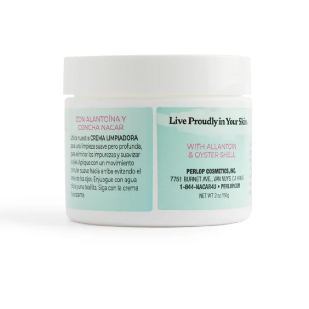 Concha Nacar rinsed with warm washcloth showing smooth, refreshed skin