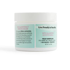 Concha Nacar rinsed with warm washcloth showing smooth, refreshed skin