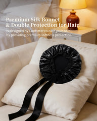 Confvrter satin close-up texture highlighting smooth fabric that reduces friction