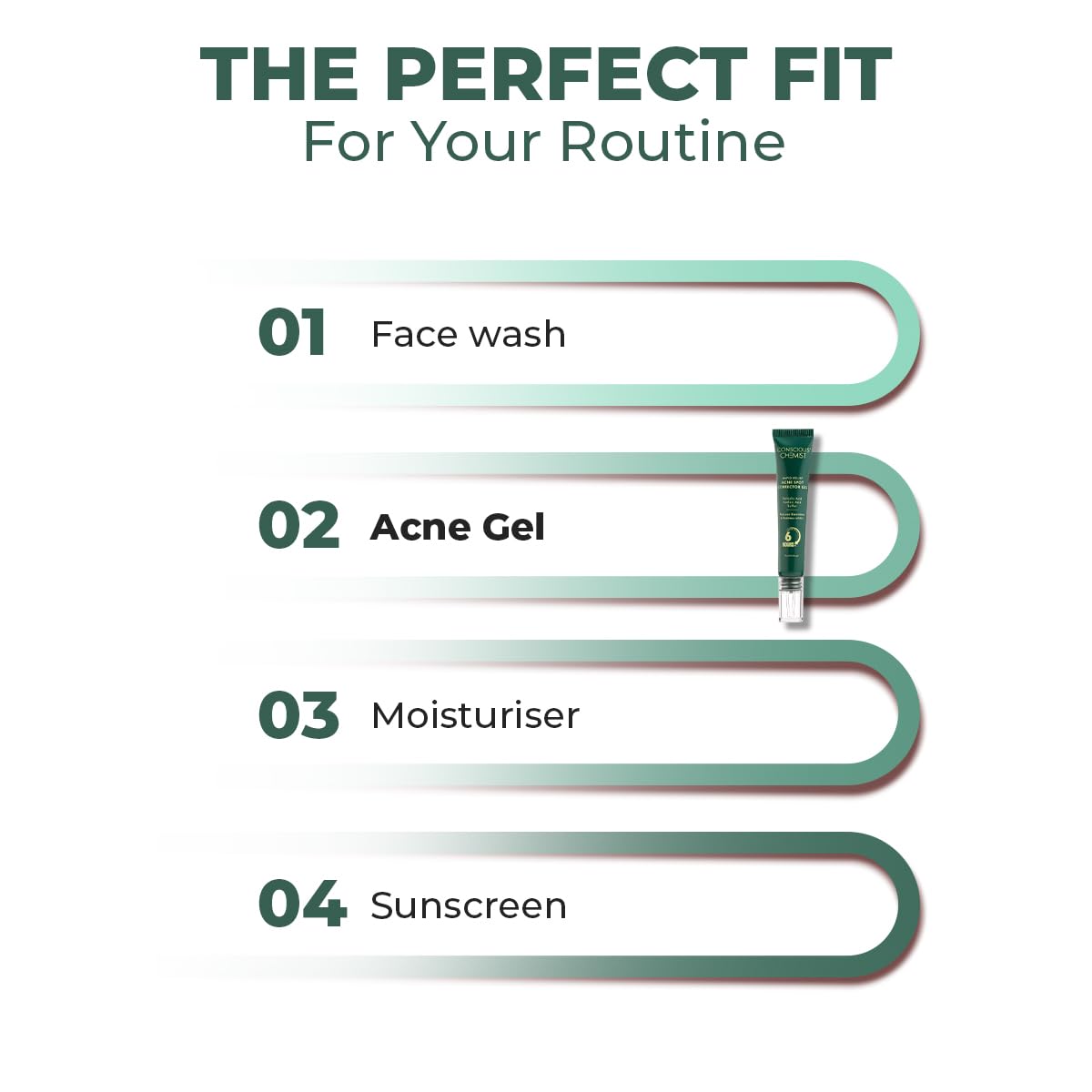 Conscious Chemist lifestyle morning routine in bathroom showing easy integration benefit