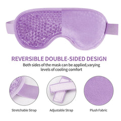 CONSGIJI eye mask worn on face demonstrating soothing comfort