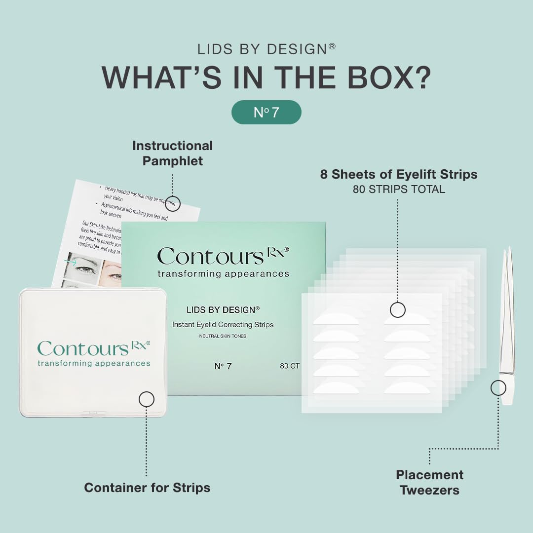 Contours Rx lifestyle image wearing strips outdoors for natural, confident look