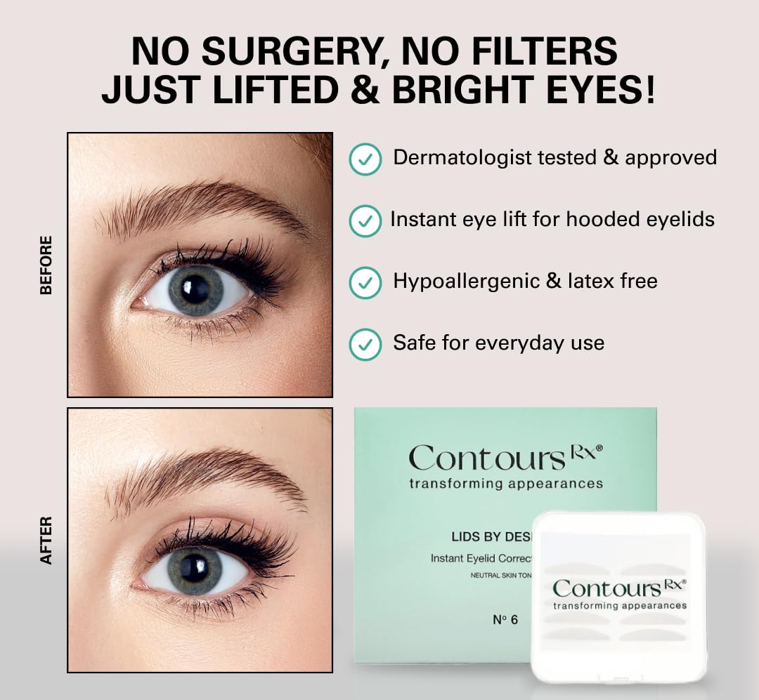 Contours Rx size comparison of four strip widths for tailored eyelid lift