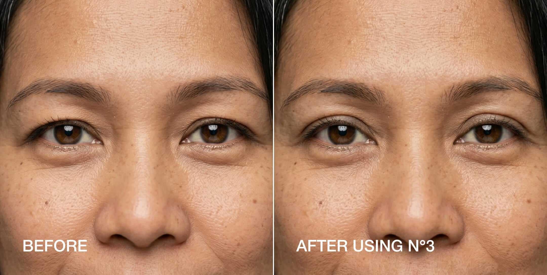 Contours Rx strip under eye makeup blending invisibly and smoothly