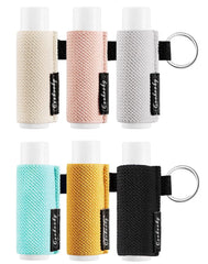 COOKOOKY front view showing colorful lip balm holder and attachment, practical visibility