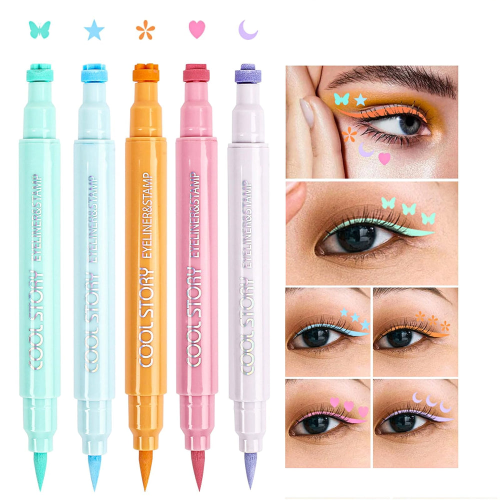 COOL STORY felt-tip close-up delivering precise colorful liner control
