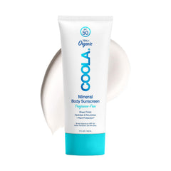 COOLA bottle front packaging showing SPF 50 and clean design for confident protection