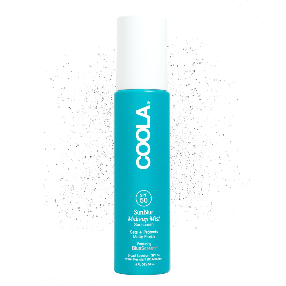 COOLA SunBlur front packaging showing SPF 50 and matte benefits