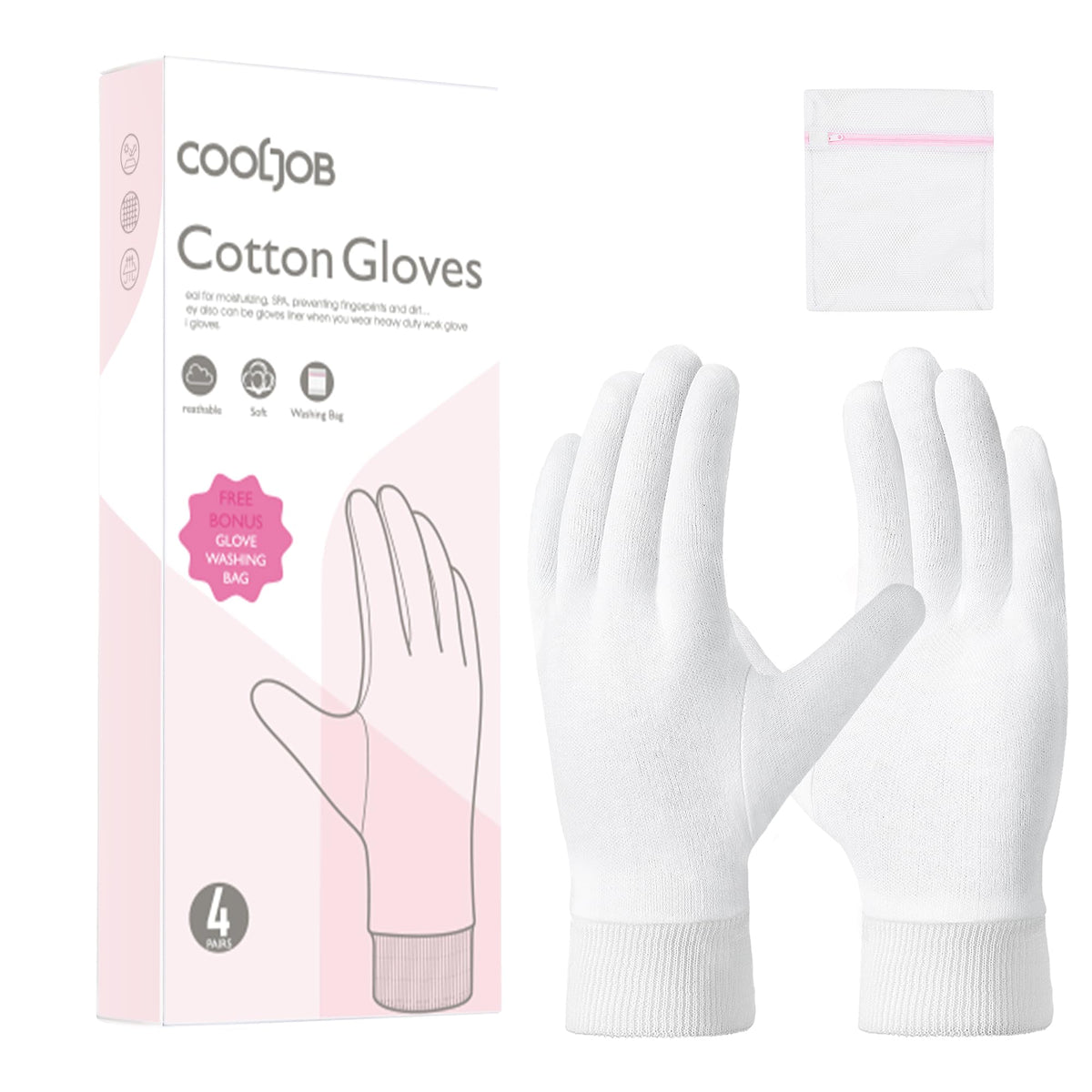 COOLJOB front packaging showing four pairs, clear value and comfort benefit