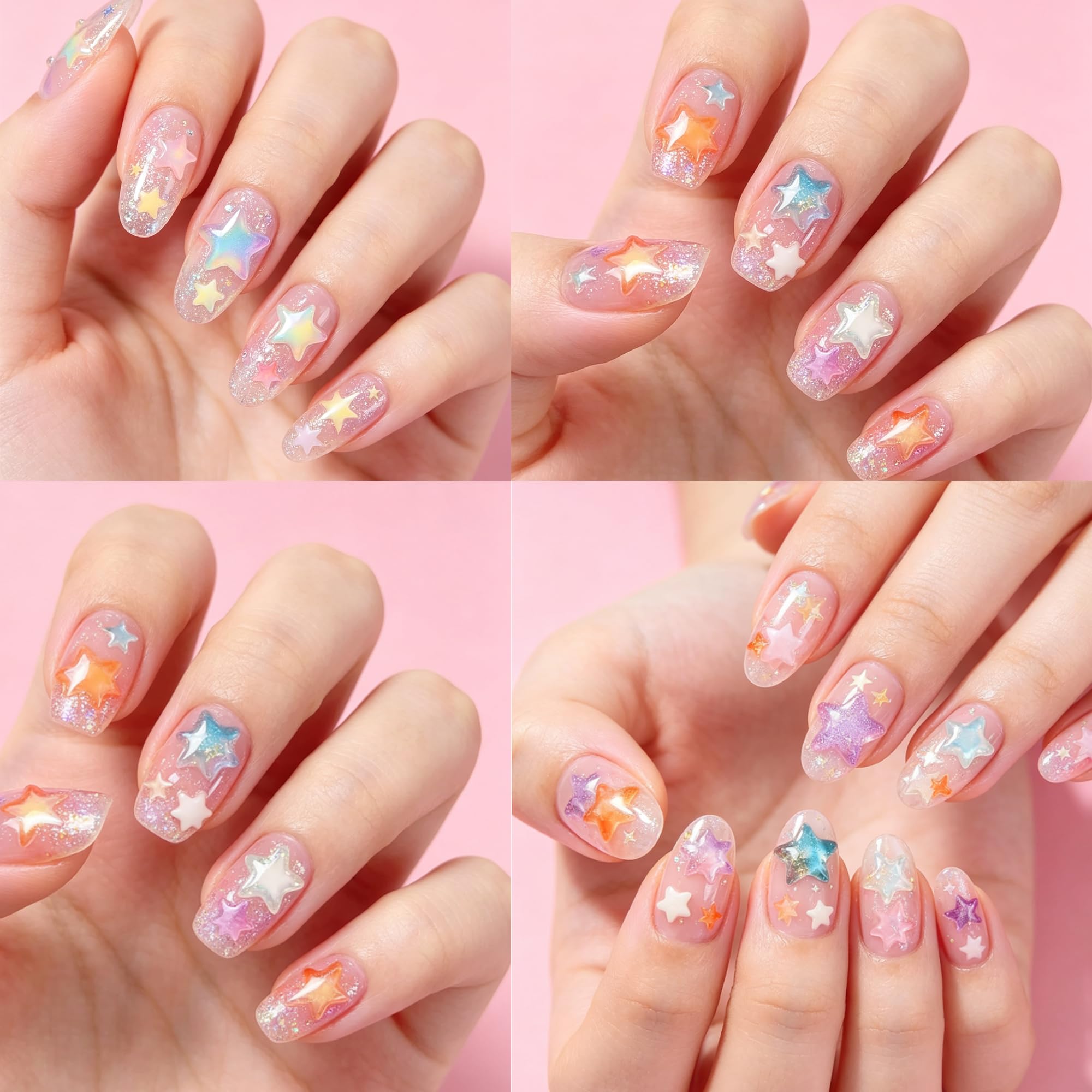 COOSLIM star color assortment spread with mixed tones for design variety