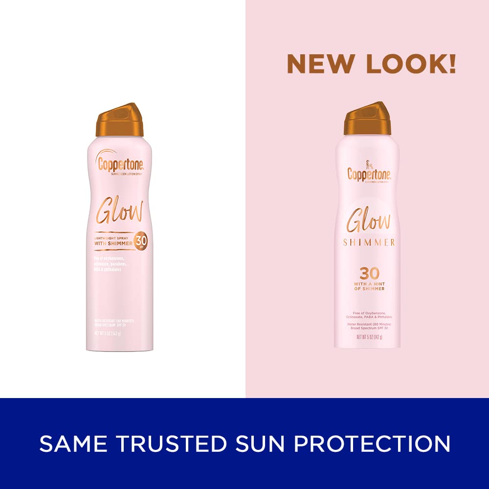 Coppertone label detail highlighting water resistant and ingredient benefits
