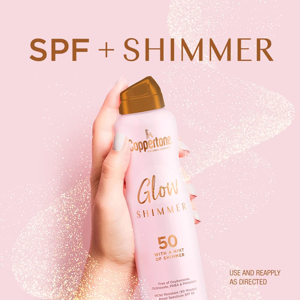 Coppertone Glow texture on skin demonstrating lightweight, silky feel