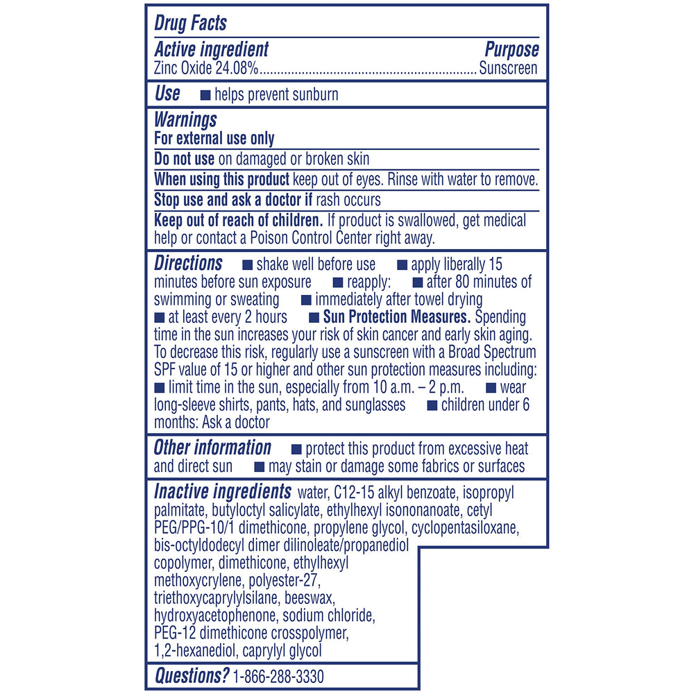 Coppertone ingredient label closeup highlighting fragrance‑free formula