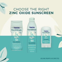 Coppertone product label detail highlighting ingredient-free claims