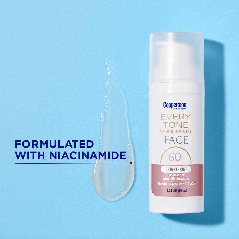 Coppertone pump dispensing sunscreen for controlled, mess-free application