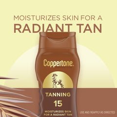 Coppertone flip-top cap detail for easy dispensing and spill-resistant convenience