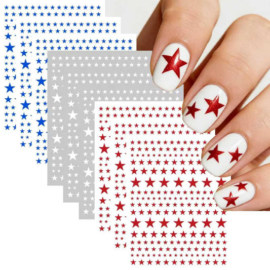 Corabsar front packaging showing nine patriotic sticker sheets and benefits of variety